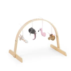 BÉABA Accessoires Transat*Arche Bébé Universel Rond - Bois - Naturel