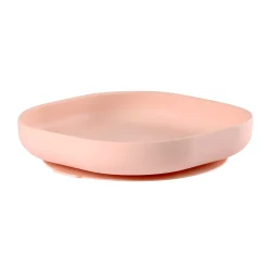 BÉABA Couverts Vaisselle Et Bavoirs*Assiette silicone ventouse Rose clair Lightblue