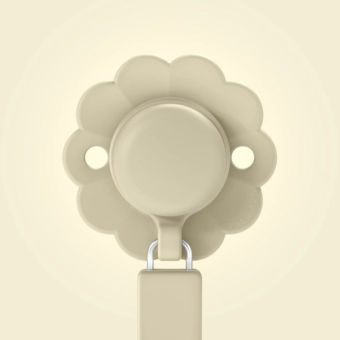 BÉABA Tétines, Sucettes Et Accessoires*Attache-sucette Wonder Whitecapgrey