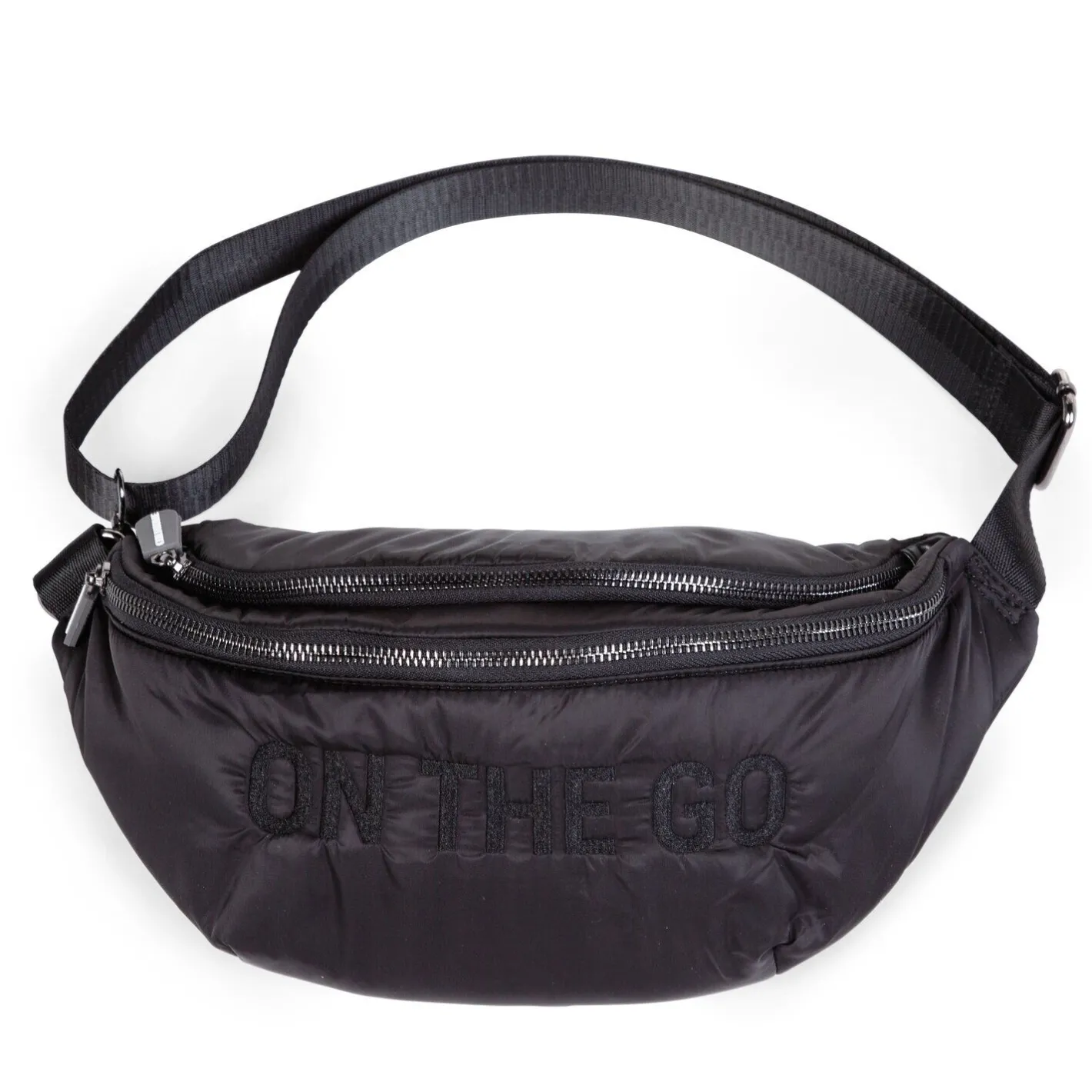 BÉABA Sacs Banane*Banana Bag On The Go Sac De Hanche - Matelassé - Noir Black/gold