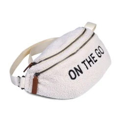 BÉABA Sacs Banane*Banana Bag On The Go Sac De Hanche - Teddy Ecru Black/gold