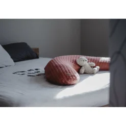 BÉABA Coussin D'allaitement*Big Flopsy™ Fleur de coton® Terracotta Lin