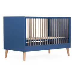 BÉABA Lits Évolutifs Et Cododos*Bold Blue - Lit Evolutif - 70x140 Cm + Lattes Black