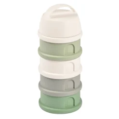 BÉABA Doseurs De Lait|Biberons Et Accessoires*Boîte doseuse de lait 4 compartiments empilables Vert sauge Sgreen/cwhite
