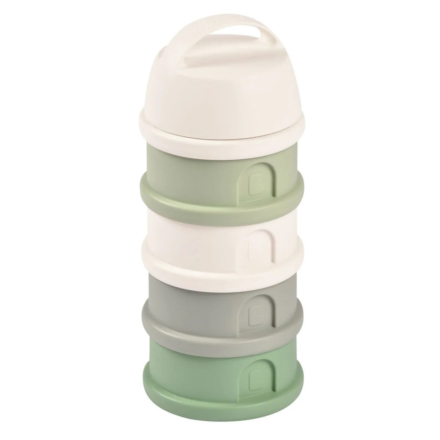 BÉABA Doseurs De Lait|Biberons Et Accessoires*Boîte doseuse de lait 4 compartiments empilables Vert sauge Sgreen/cwhite