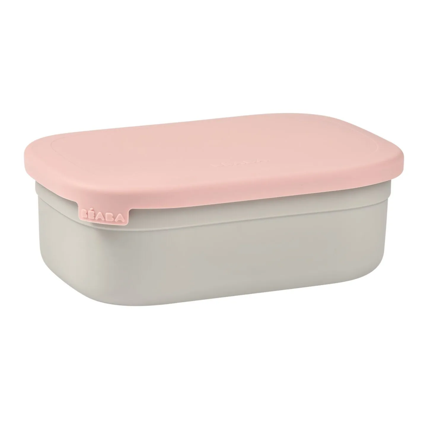 BÉABA Couverts Vaisselle Et Bavoirs|Goûter Sain*Boîte repas inox Rose poudré Velvetg/drose