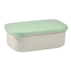 BÉABA Goûter Sain|Couverts Vaisselle Et Bavoirs*Boîte repas inox Vert sauge Velvetg/drose