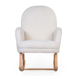 BÉABA Chaises À Bascule|Chaises D'allaitement*Chaise A Bascule - Teddy - Ecru Teddyoffwhite