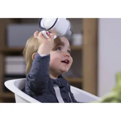 BÉABA Chaises Évolutives*Chaise haute évolutive Up and Down® Blanc/Gris Grey/white