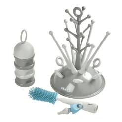 BÉABA Arbre À Biberons|Couverts Vaisselle Et Bavoirs*Coffret Naissance