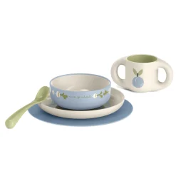 BÉABA Couverts Vaisselle Et Bavoirs*Coffret repas +6m Green