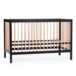 BÉABA Lits Évolutifs Et Cododos*COT 97 - Lit de bébé - 120x60Cm – Noir Naturel Black