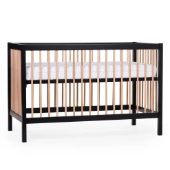 BÉABA Lits Évolutifs Et Cododos*COT 97 - Lit de bébé - 120x60Cm – Noir Naturel Black