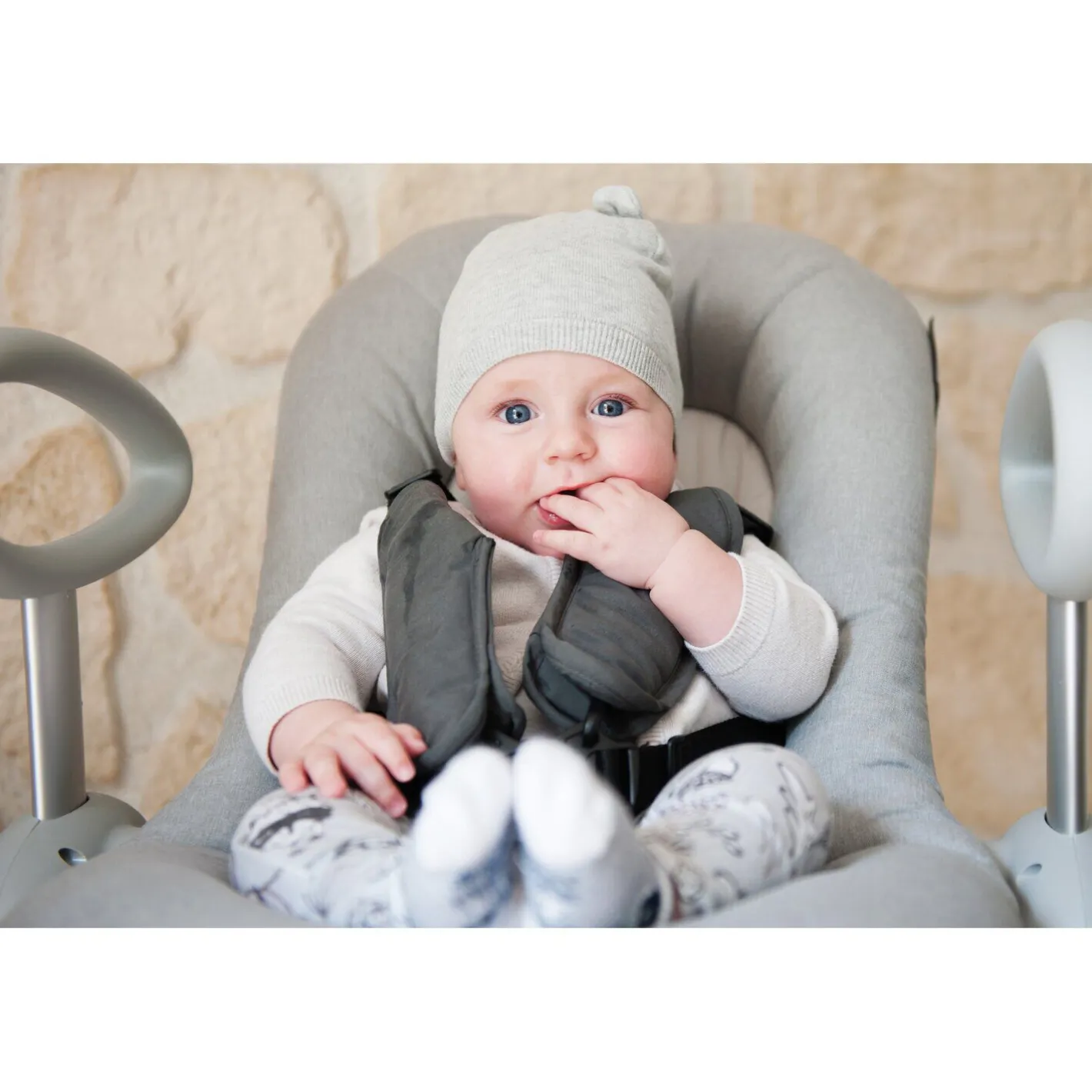 BÉABA Accessoires Transat*Coussin transat Up and Down® Gris chiné Grey