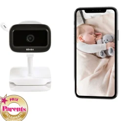 BÉABA Babyphone, Écoute-bébé*Écoute bébé vidéo Zen nomad Blanc White