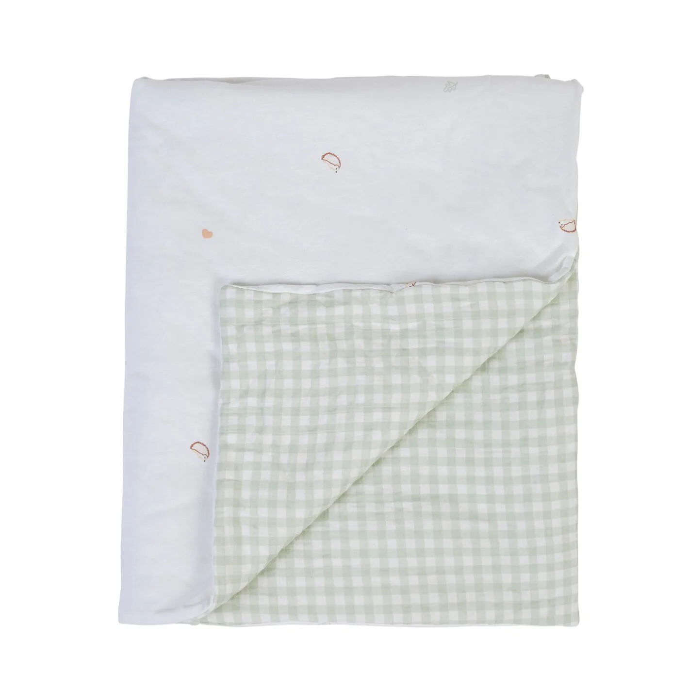 BÉABA Accessoires De Lit|Linges De Lit*Couverture De Bébé - 80x100 Cm - Jersey - Forêt - Mousseline Beige