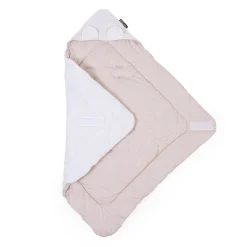 BÉABA Accessoires De Lit|Linges De Lit*Couverture Enveloppante Universelle - 75x75 Cm - Jersey Mela Beige