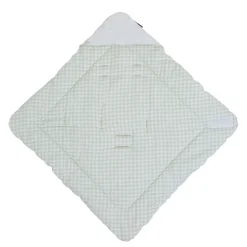 BÉABA Accessoires De Lit|Linges De Lit*Couverture Enveloppante Universelle - 75x75 cm - Jersey - Fo Beige