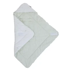 BÉABA Accessoires De Lit|Linges De Lit*Couverture Enveloppante Universelle - 75x75 cm - Jersey - Fo Beige