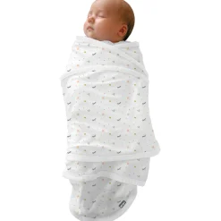 BÉABA Emmaillotage*Couverture Miracle™ Happy fox White/beige