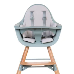 BÉABA Coussins Et Accessoires|Chaises En Bois*Evolu Coussin Pour Chaise Haute - Eponge - Pastel Gris Souri Hearts