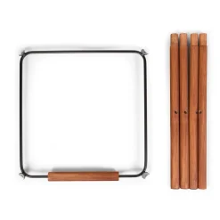 BÉABA Coussins Et Accessoires|Chaises Évolutives*Evolu Extra Set De Pieds Longues + Repose Pieds - Bois - Noi Black