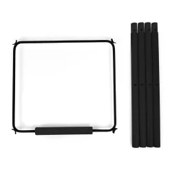 BÉABA Coussins Et Accessoires|Chaises En Bois*Evolu Extra Set De Pieds Longues + Repose Pieds - Bois - Noi Black