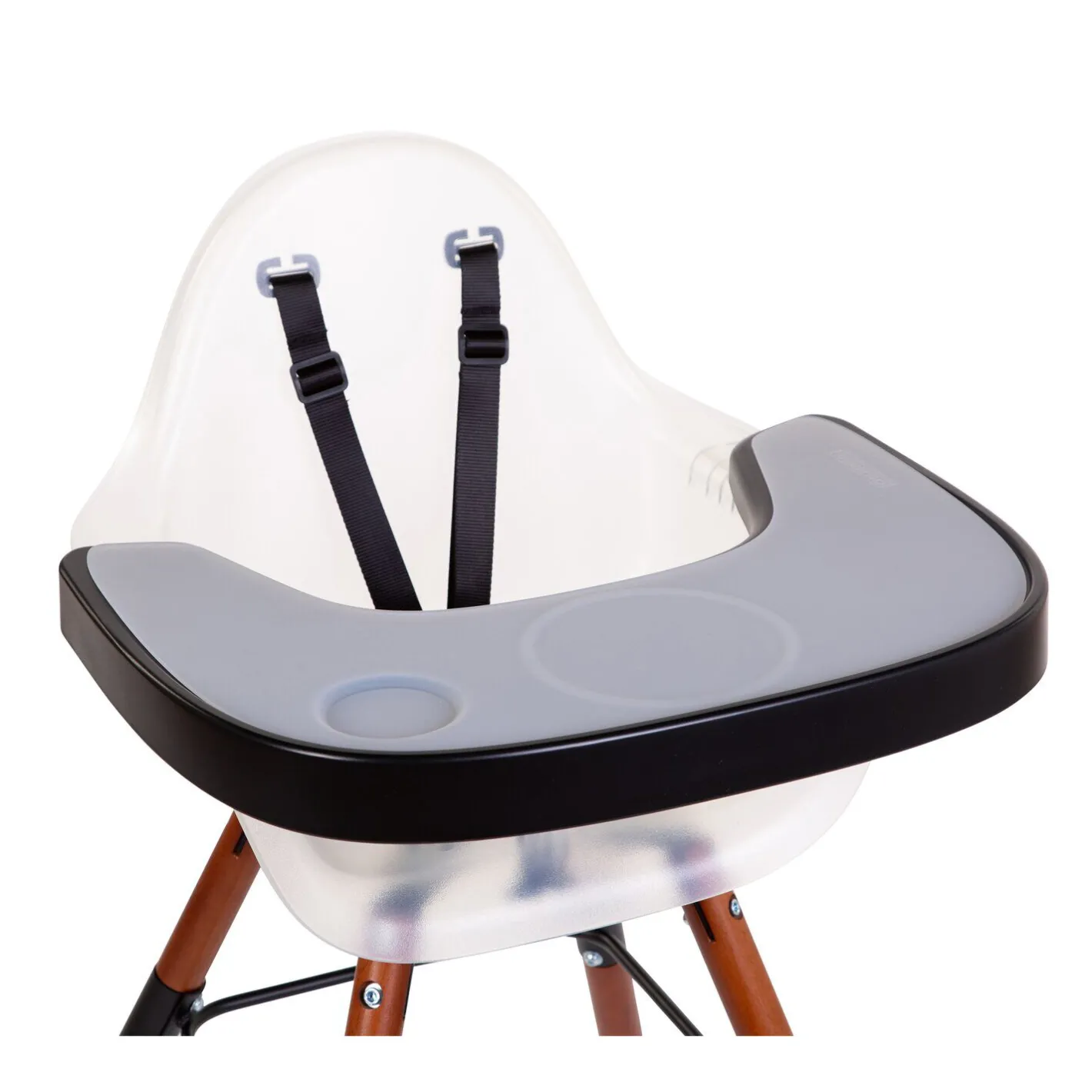 BÉABA Coussins Et Accessoires|Chaises Évolutives*Evolu Tablette De Chaise - Abs - Noir + Napperon En Silicone Anthracite