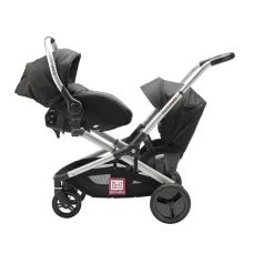 BÉABA Poussettes Et Accessoires*Evolutwin® 2 assises Noir Black