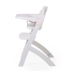 BÉABA Chaises En Bois|Chaises Évolutives*EVOSIT Chaise Evolutive + Tablette - Blanc Black