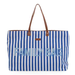 BÉABA Sacs De Voyage|Sacs À Langer*Family Bag Sac à Langer - Rayures - Bleu Electrique /Bleu C Black/gold