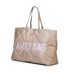 BÉABA Sacs De Voyage|Sacs À Langer*Family Bag Sac A Langer - Matelassé - Beige Black/gold