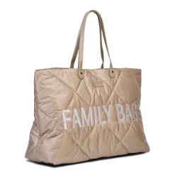 BÉABA Sacs De Voyage|Sacs À Langer*Family Bag Sac A Langer - Matelassé - Beige Black/gold