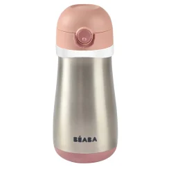 BÉABA Couverts Vaisselle Et Bavoirs|Biberons Et Accessoires*Gourde inox 350 ml Vieux rose Oldpink