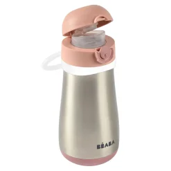 BÉABA Couverts Vaisselle Et Bavoirs|Biberons Et Accessoires*Gourde inox 350 ml Vieux rose Oldpink