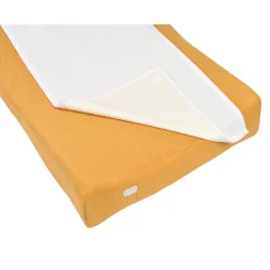 BÉABA Matelas À Langer|Baignoires Et Accessoires*Housse Sofalange® avec serviette éponge amovible Miel White