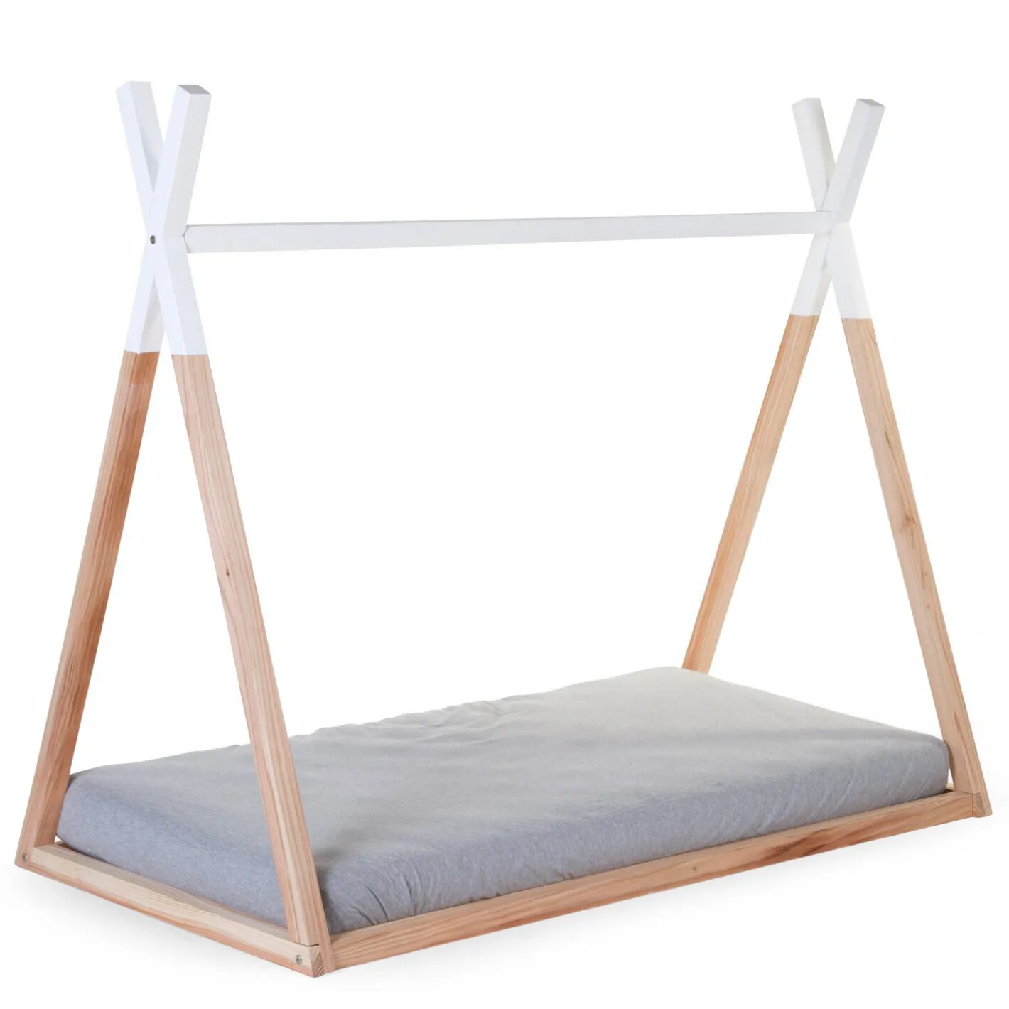 BÉABA Lits Tipi Et Cabanes*Lit Tipi - 70x140 Cm - Bois - Naturel Blanc Natural/white