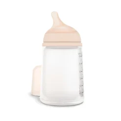 BÉABA Biberons Et Accessoires*Lot de 2 tétines pour biberon anti-colique ZERO.ZERO - Débit Moyen Pink