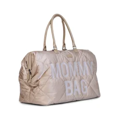 BÉABA Sacs De Voyage|Sacs À Langer*Mommy Bag ® Sac A Langer - Matelassé - Beige Black/gold