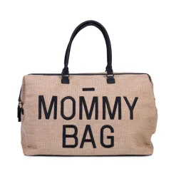 BÉABA Sacs De Voyage|Sacs À Langer*Mommy Bag ® Sac A Langer - Raffia look Black/gold