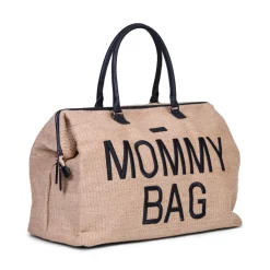 BÉABA Sacs De Voyage|Sacs À Langer*Mommy Bag ® Sac A Langer - Raffia look Black/gold