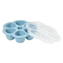 BÉABA Pots De Conservation|Pots De Conservation*Moule multiportions silicone 6X150ml Bleu Blue