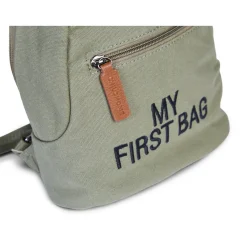 BÉABA Sacs À Dos Enfant|Cartables Enfant*My First Bag Sac A Dos Pour Enfants - Toile - Kaki Black/gold