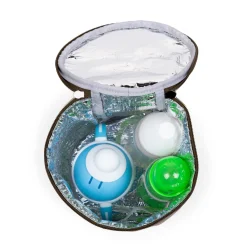 BÉABA Sacs Isotherme Bébé*My Lunchbag - Avec Doublure Isolante - Toile - Kaki