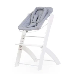 BÉABA Coussins Et Accessoires|Chaises En Bois*Newborn Evosit - Jersey - Blanc Black