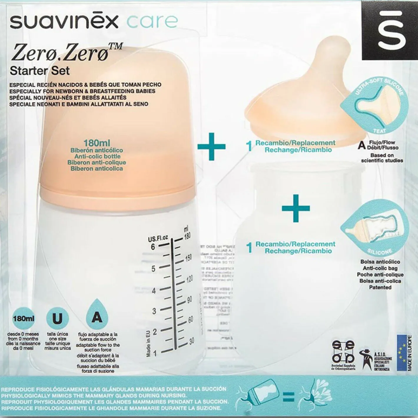 BÉABA Biberons Et Accessoires*Pack biberon ZERO.ZERO - starter set