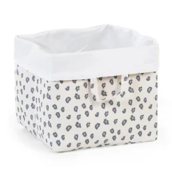 BÉABA Paniers De Rangement*Panier De Rangement - 32x32x29 Cm - Toile - Leopard Greystripes