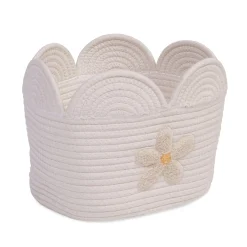 BÉABA Paniers De Rangement*Panier fleur - 30x20x15CM - Corde De Coton - Ecru Offwhite