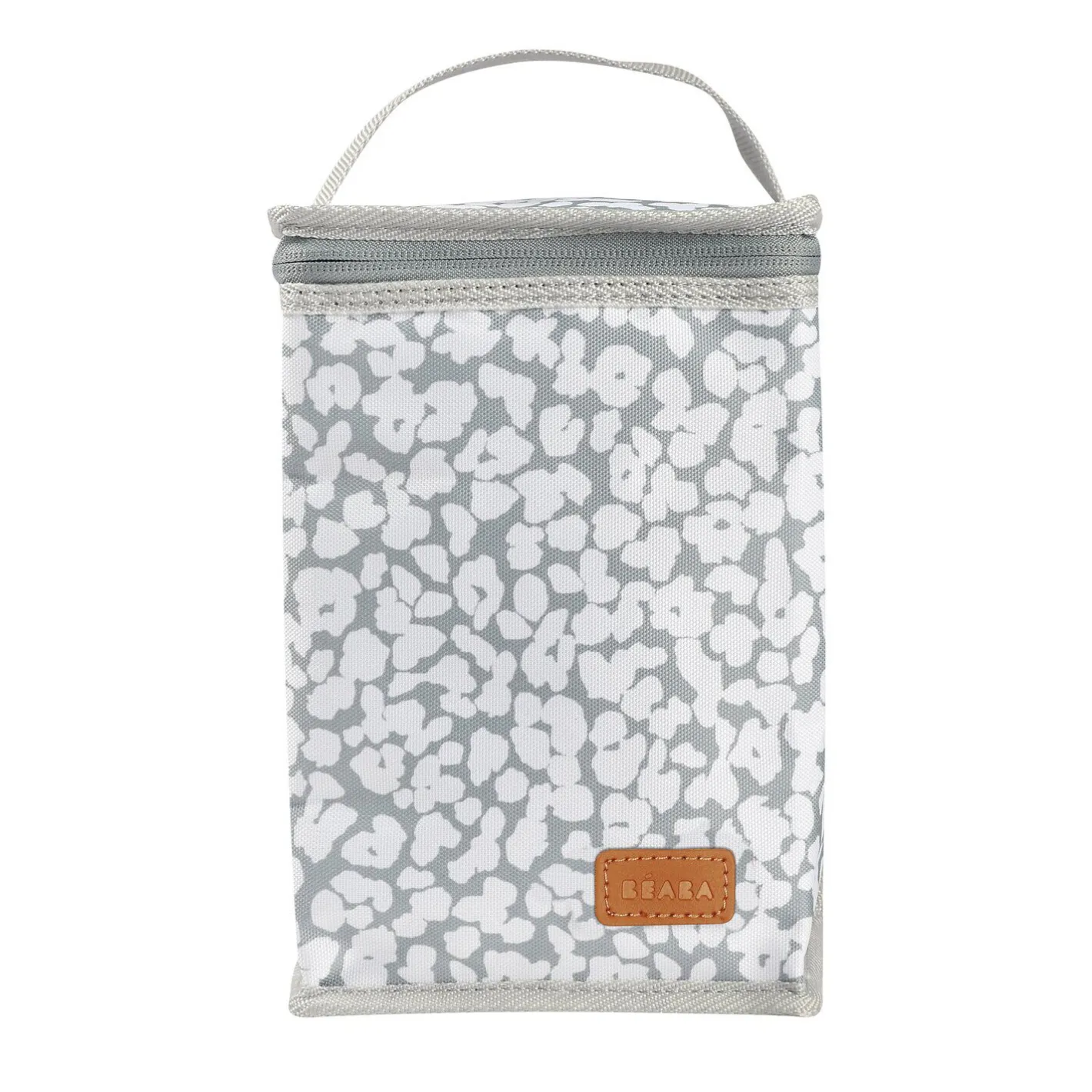 BÉABA Sacs Isotherme Bébé|Goûter Sain*Pochette repas isotherme Fleur de cerisier Black/pinkgold