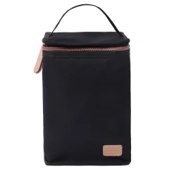 BÉABA Sacs Isotherme Bébé|Goûter Sain*Pochette repas isotherme Noir Black/pinkgold